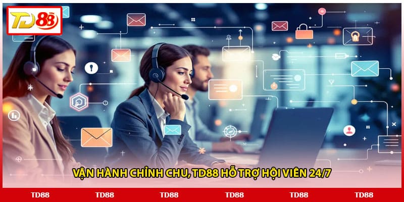 Vận hành chỉnh chu, TD88 hỗ trợ hội viên 24/7